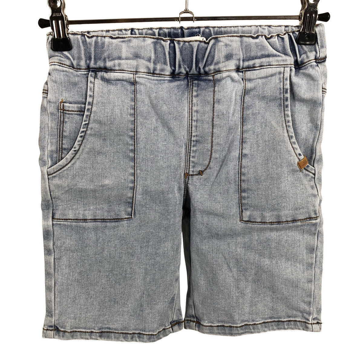 Unisex Lil ´Atelier - Teksast lühikesed püksid, suurus 116 - 122 - Helesinine (1)