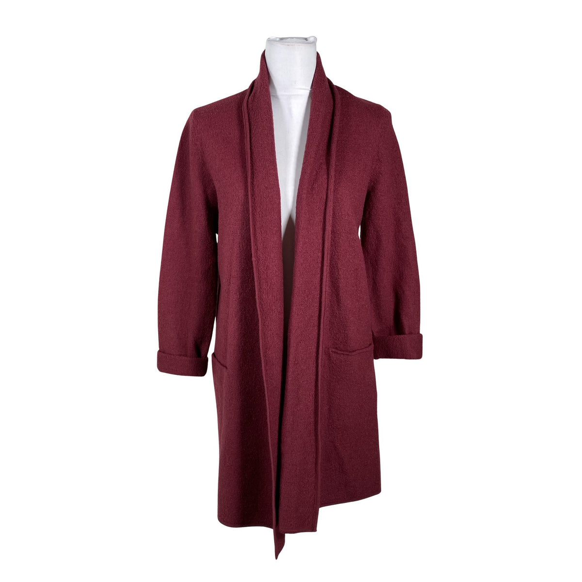Unisex Peter Hahn - Kardigan, suurus 38 - Veinipunane (1)