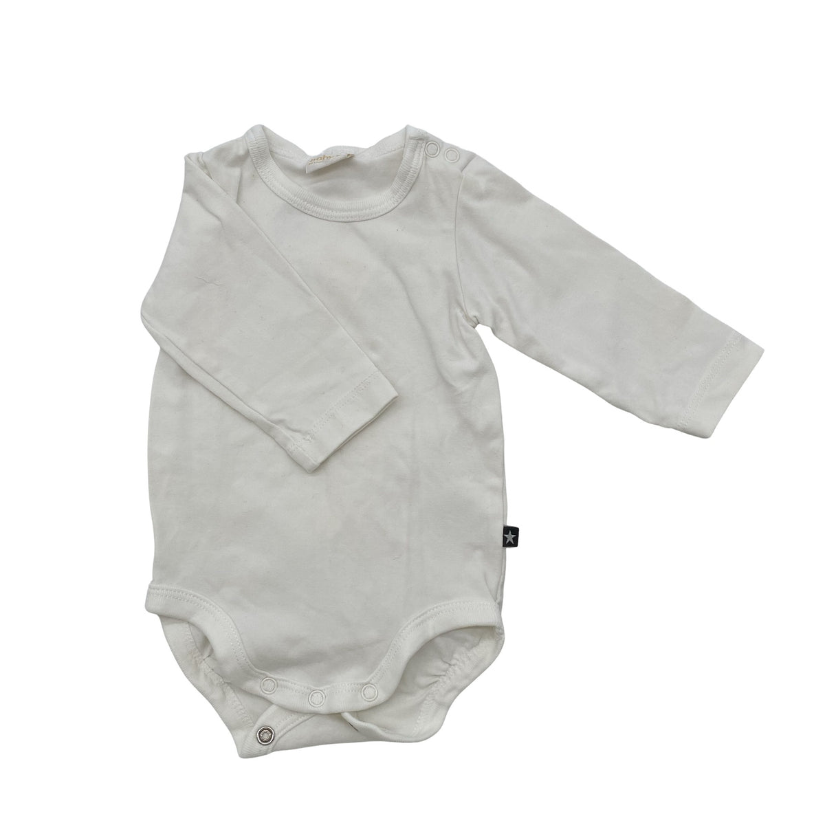 Unisex Lindex - Bodi, suurus 56 - 62 - Valge (1)