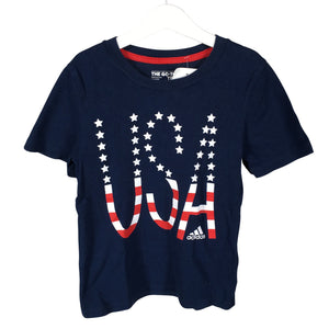 Unisex Adidas - T-särk, suurus 122 - 128 - Sinine (2)