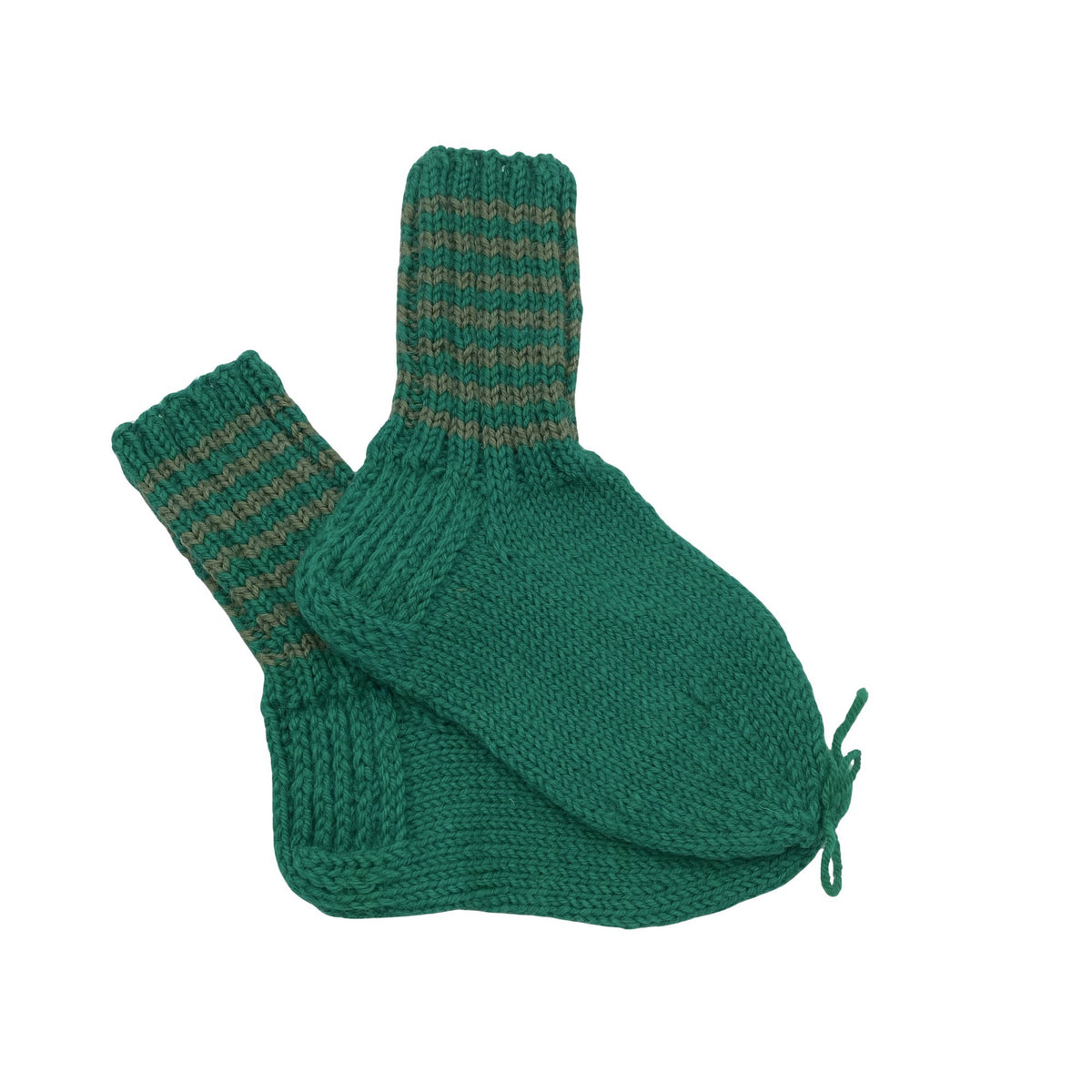Unisex Handmade - Villased sokid, suurus 28 - Roheline (1)
