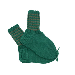 Unisex Handmade - Villased sokid, suurus 28 - Roheline (1)