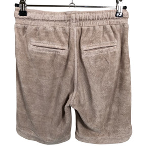 Unisex Lindex - Dressikangast lühikesed püksid, suurus 122 - 128 - Beige (2)