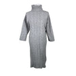 Unisex Massimo Dutti - Kootud kleit, suurus 38 - Hall ()