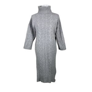 Unisex Massimo Dutti - Kootud kleit, suurus 38 - Hall (1)