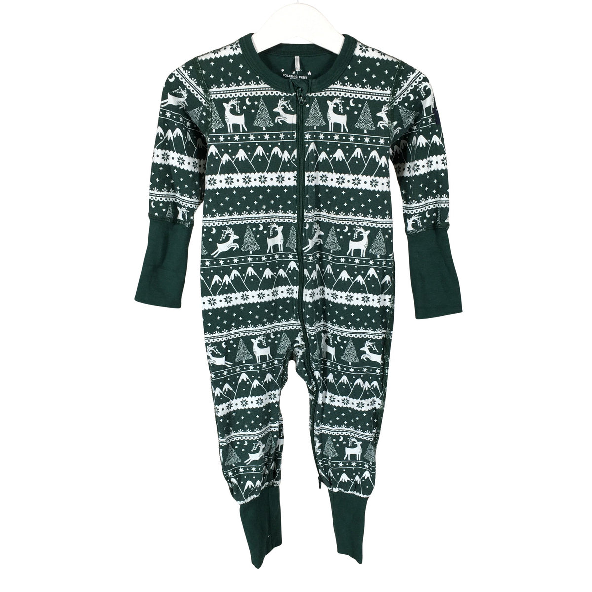 Unisex Polarn O. Pyret - Ööpesu, suurus 74 - 80 - Roheline (1)