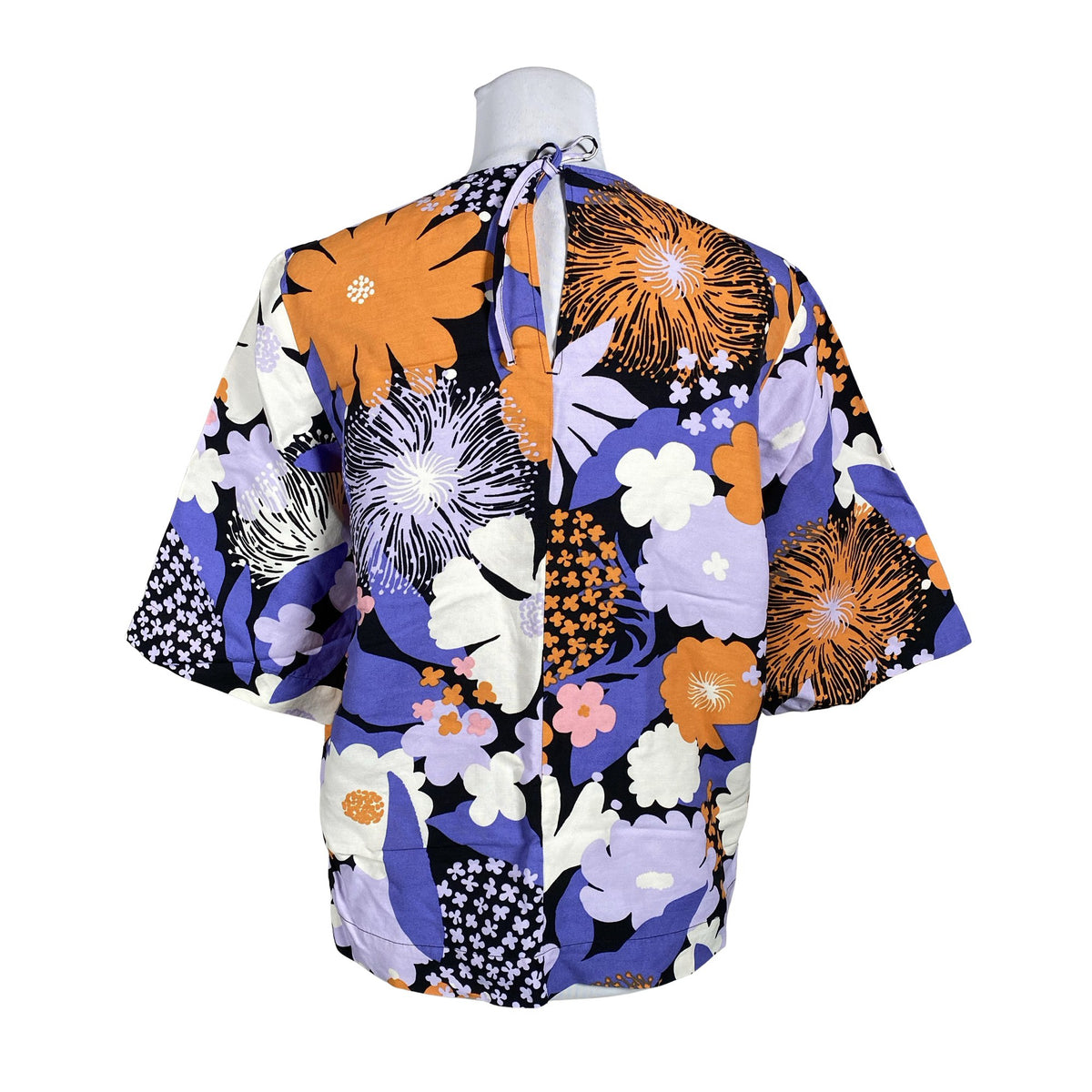 Unisex Marimekko - Lühikeste käistega pluus, suurus 38 - Lilla (3)