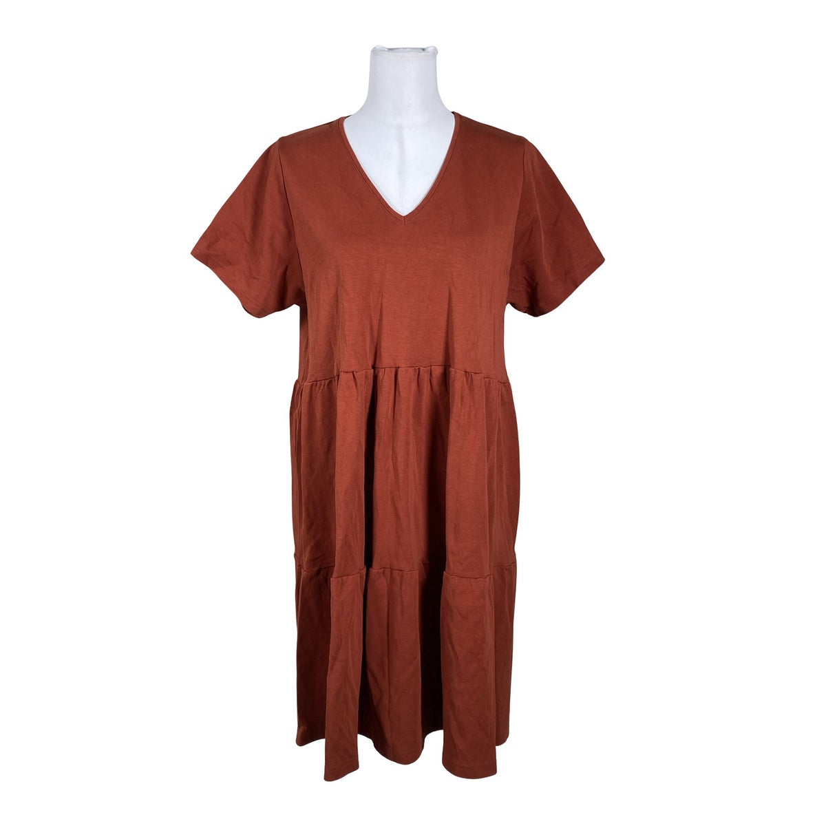 Unisex Toive - Trikotaažist kleit, suurus 40 - Pruun (1)