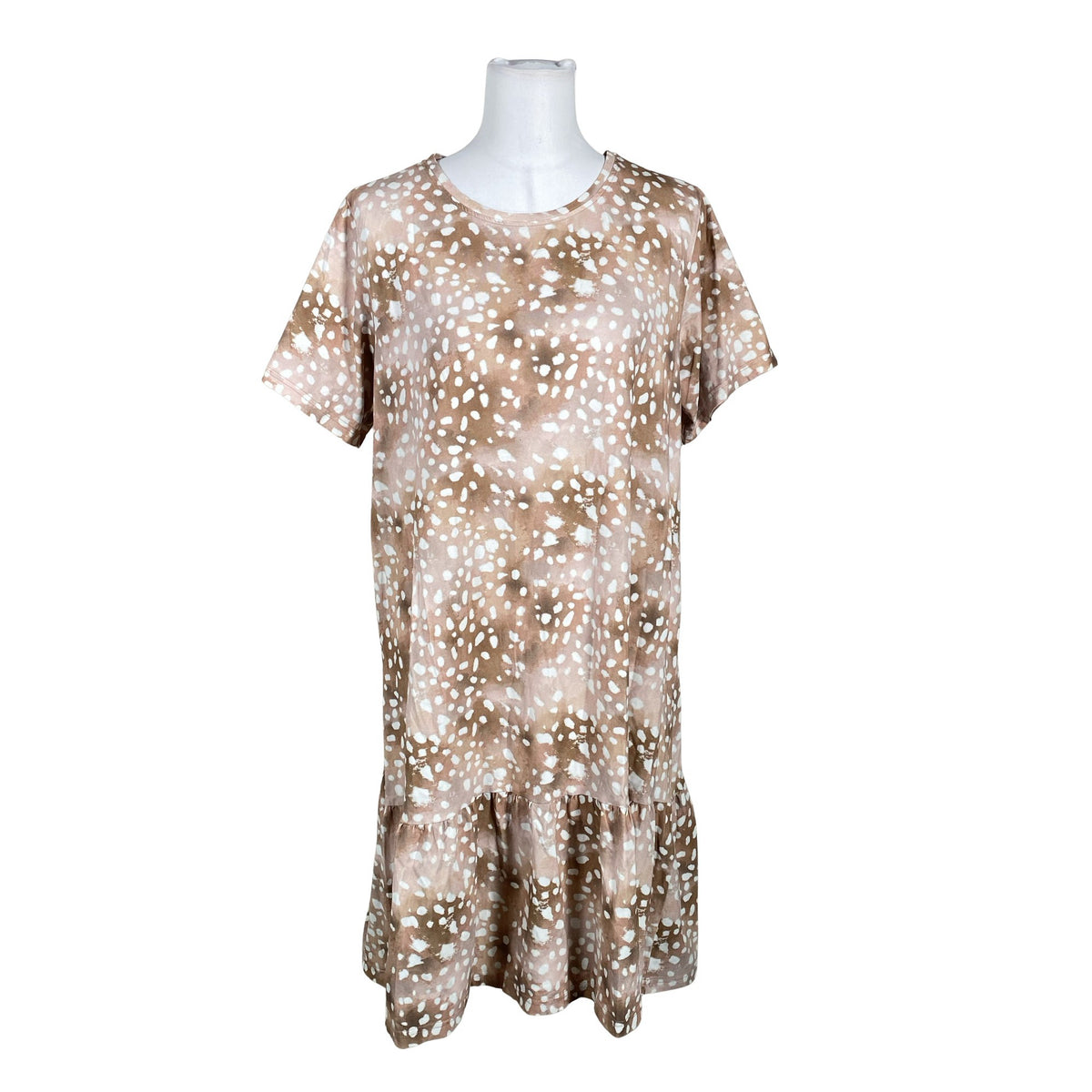 Unisex Kaiko - Trikotaažist kleit, suurus 40 - Pruun (1)
