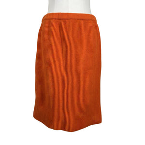 Unisex Kuusama - Kootud seelik, suurus 38 - Oranž (1)