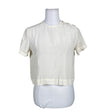 Unisex Topshop - Lühikeste käistega pluus, suurus 38 - Looduslik valge ()