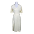 Unisex Nanso - Kootud kleit, suurus 38 - Looduslik valge ()