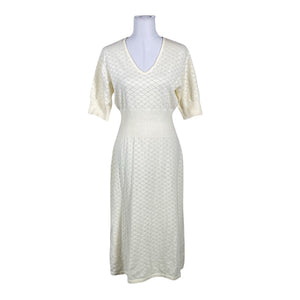 Unisex Nanso - Kootud kleit, suurus 38 - Looduslik valge (1)