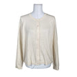 Unisex Essentials by Stockmann - Kardigan, suurus 40 - Looduslik valge ()