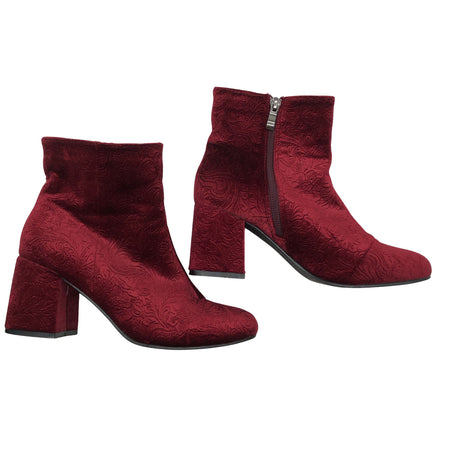 Unisex Glamorous - Poolsaapad, suurus 36 - Veinipunane ()