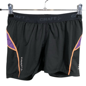 Unisex Craft - Lühikesed spordipüksid, suurus 152 - 158 - Must (1)