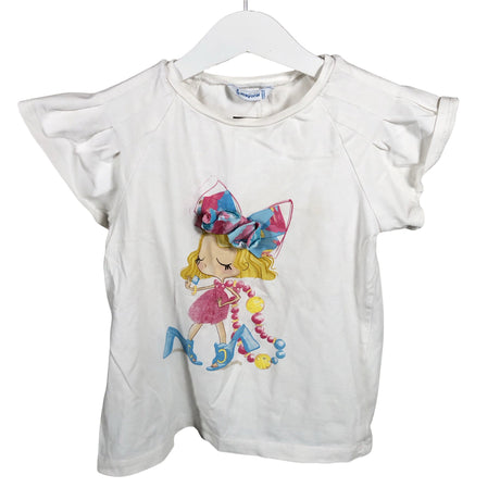 Unisex Mayoral - T-särk, suurus 128 - 134 - Valge ()