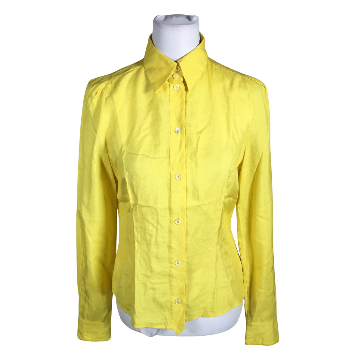 Unisex Louis Féraud - Triiksärk, suurus 36 - Kollane (1)