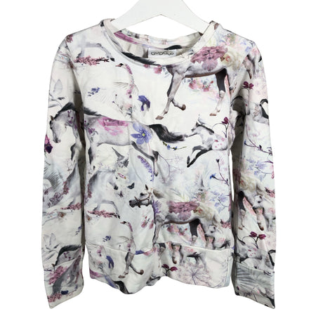 Unisex Gugguu - Dressikangast pluus, suurus 122 - 128 - Valge ()