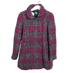 Unisex Benetton - Villane mantel, suurus 128 - 134 - Lilla (1)