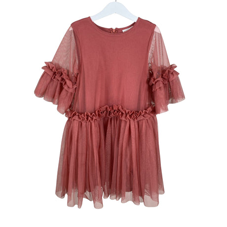 Unisex POMPdeLUX - Pidulik kleit, suurus 116 - 122 - Punane ()