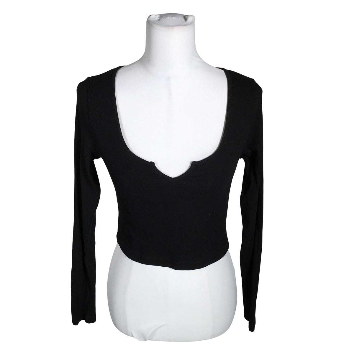 Unisex Even&Odd - Trikotaažist pluus, suurus 36 - Must (1)