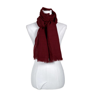 Unisex Marimekko - Õhuke sall, suurus Maxi - Veinipunane (1)