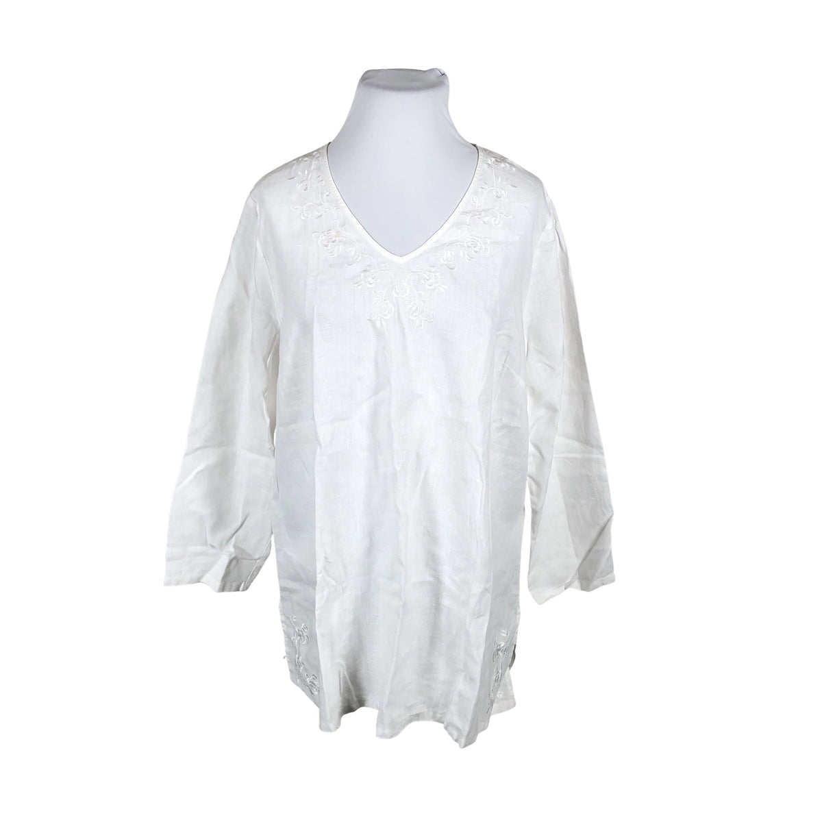 Unisex Lindex - Mitteveniv kleit, suurus 48 - Valge (1)