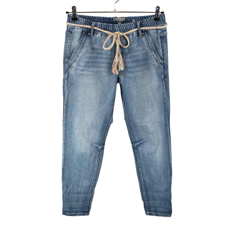 Unisex Cream - Mittevenivad püksid, suurus 38 - Helesinine ()