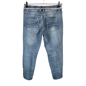 Unisex Cream - Mittevenivad püksid, suurus 38 - Helesinine (2)