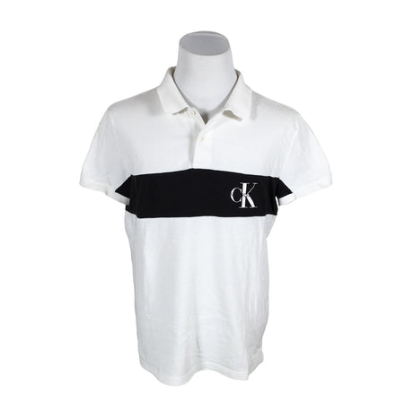 Unisex Calvin Klein Jeans - Polosärk, suurus L - Valge ()