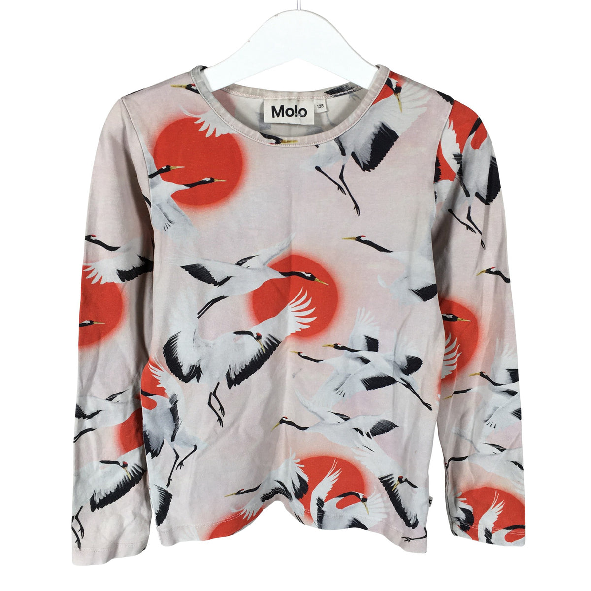 Unisex Molo Kids - Trikotaažist pluus, suurus 122 - 128 - Heleroosa (1)