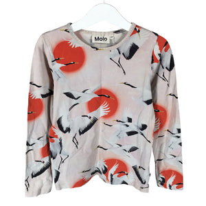 Unisex Molo Kids - Trikotaažist pluus, suurus 122 - 128 - Heleroosa (1)