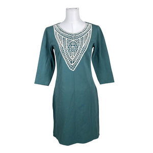 Unisex Lumoan - Trikotaažist kleit, suurus 38 - Roheline (1)