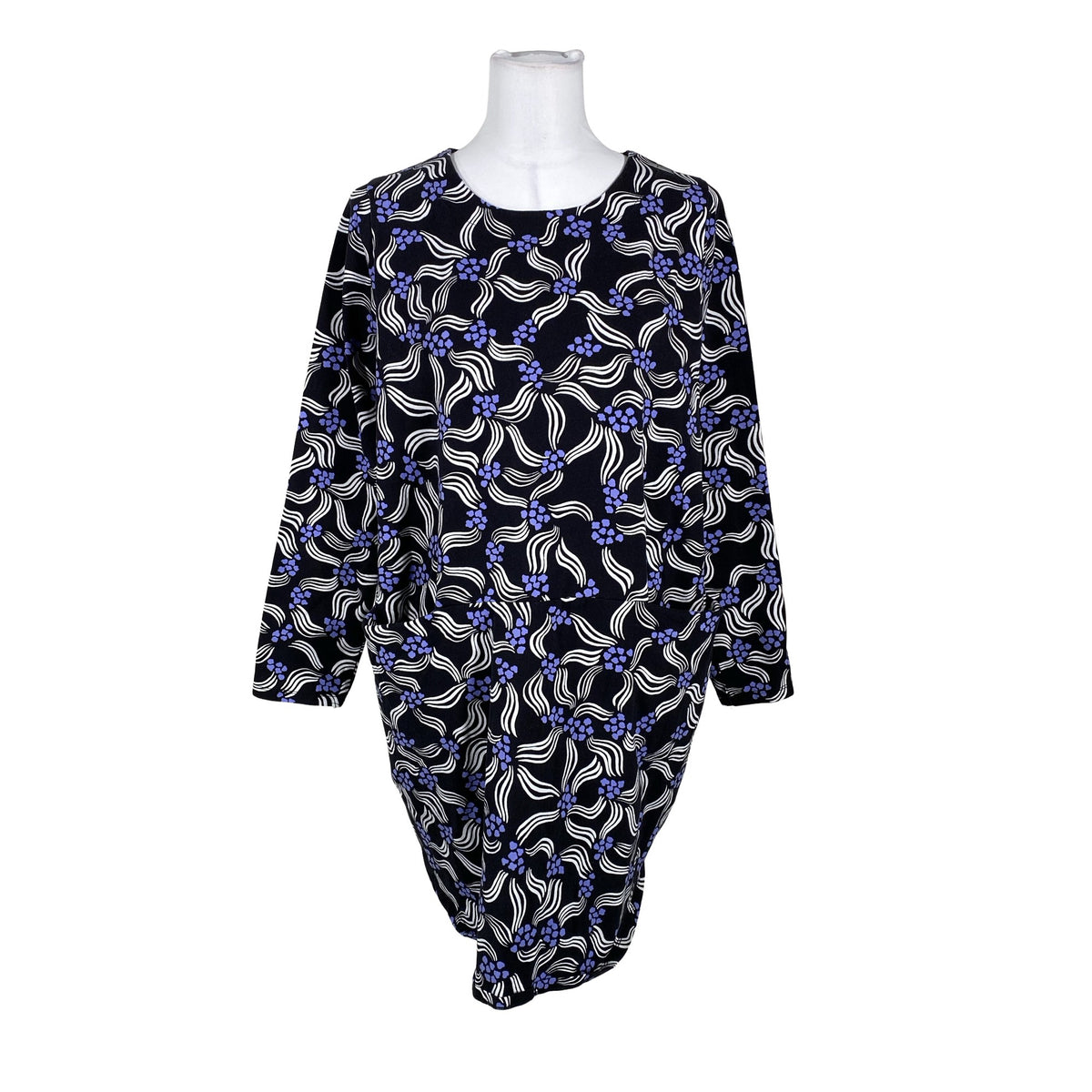 Unisex Nanso - Trikotaažist kleit, suurus 40 - Must (1)
