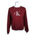 Unisex Calvin Klein Jeans - Dressikangast pluus, suurus 38 - Veinipunane ()