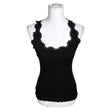 Unisex Rosemunde - Trikotaažist topp, suurus 36 - Must ()