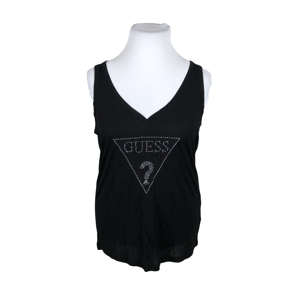 Unisex Guess - Trikotaažist topp, suurus 42 - Must (1)