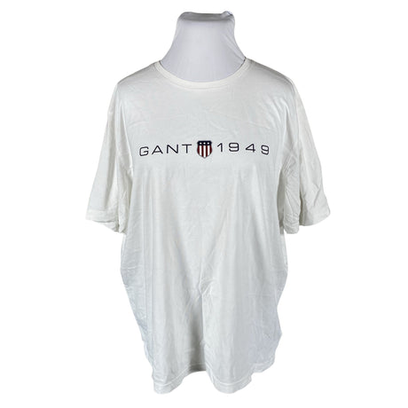 Unisex Gant - T-särk, suurus 46 - Valge ()