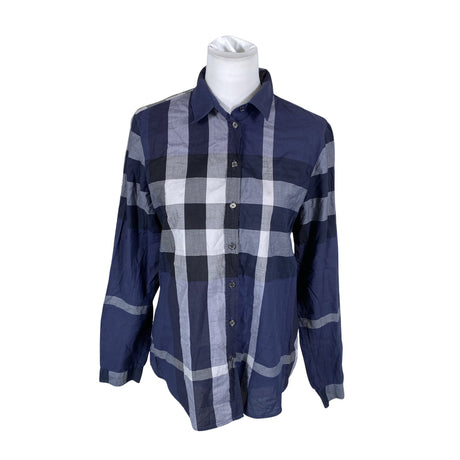 Unisex Burberry Brit - Triiksärk, suurus 38 - Sinine ()