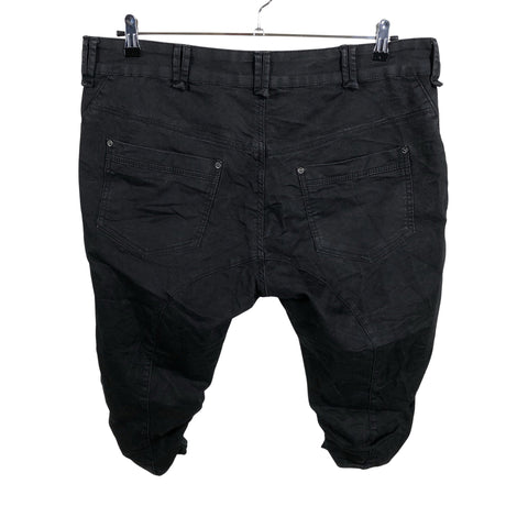 Unisex Zizzi - Teksast poolpikad püksid, suurus 48 - Must (2)
