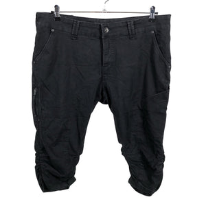 Unisex Zizzi - Teksast poolpikad püksid, suurus 48 - Must (1)