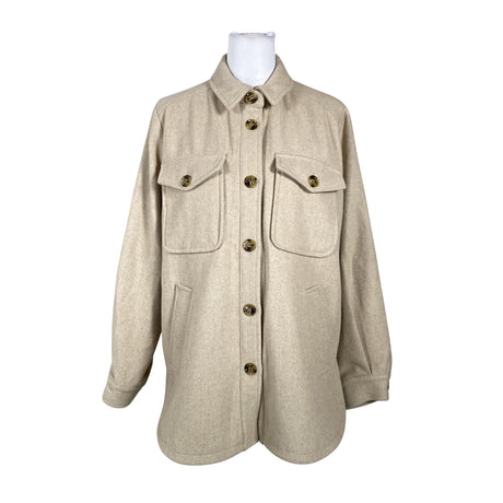 Unisex Part two - Villane mantel, suurus 40 - Beige ()