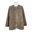 Unisex Gauhar - Kunstkarusnahast mantel, suurus 38 - Pruun ()