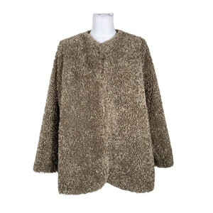 Unisex Gauhar - Kunstkarusnahast mantel, suurus 38 - Pruun (1)