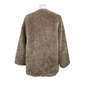 Unisex Gauhar - Kunstkarusnahast mantel, suurus 38 - Pruun (3)