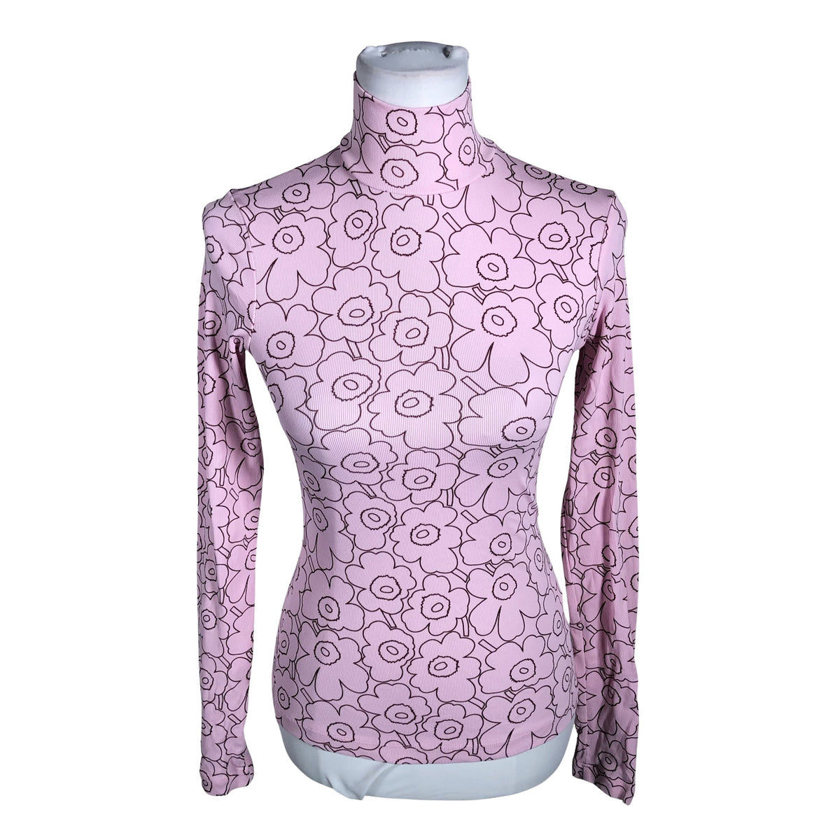 Unisex Marimekko - Trikotaažist pluus, suurus 36 - Heleroosa (1)