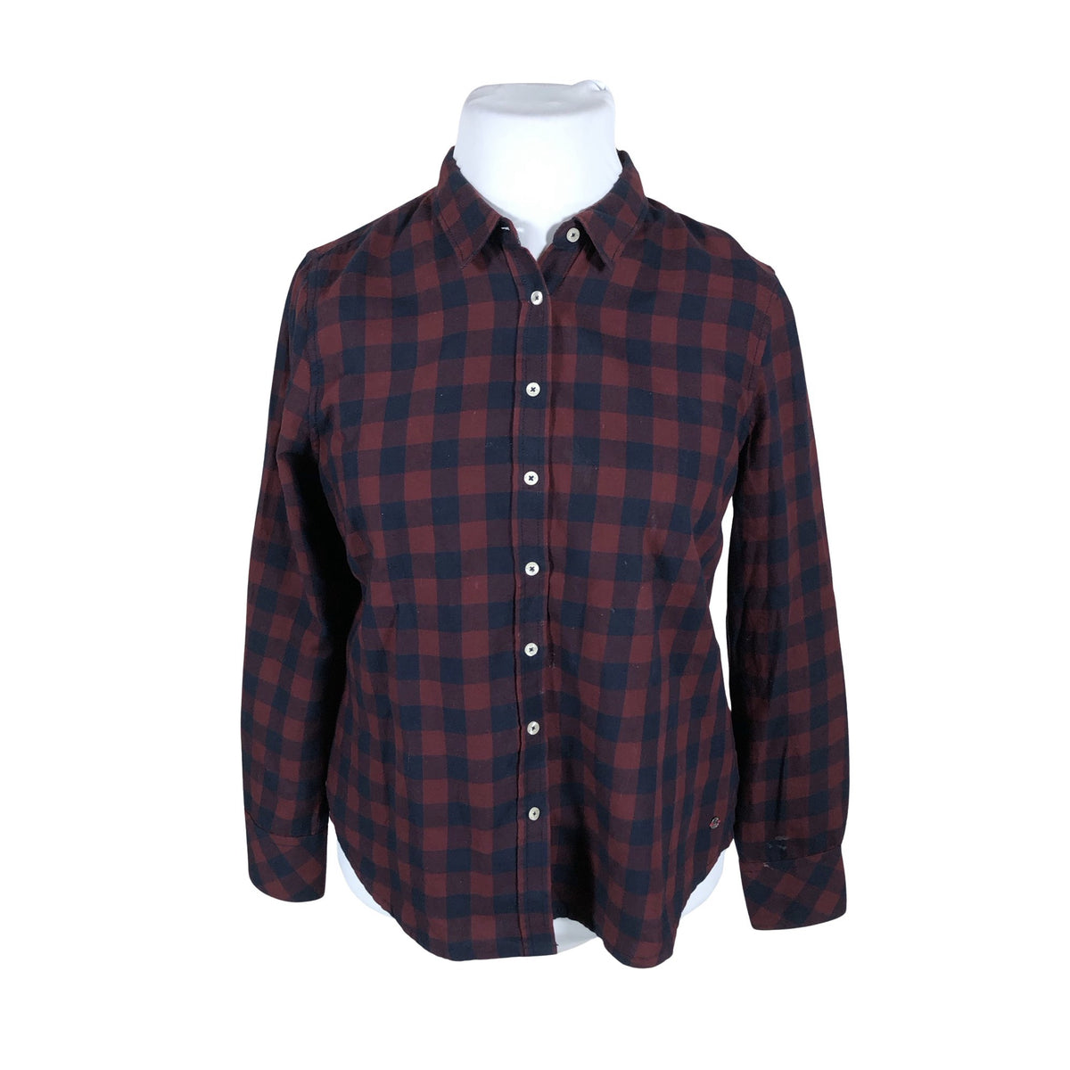 Unisex Mustang - Flanellsärk, suurus 42 - Veinipunane (1)