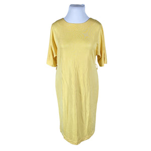Unisex Althea - Trikotaažist kleit, suurus 44 - Kollane (1)