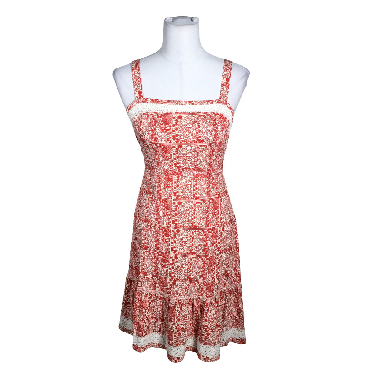 Unisex Nanso - Trikotaažist kleit, suurus 40 - Punane (1)